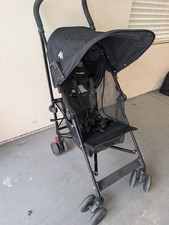 Maclaren Black Umbrella Stroller Single Seat Folding with Hood/Canopy