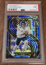 2024 Panini Select Premier Level Caleb Williams #114 Blue Prizm /175 PSA 9 Mint