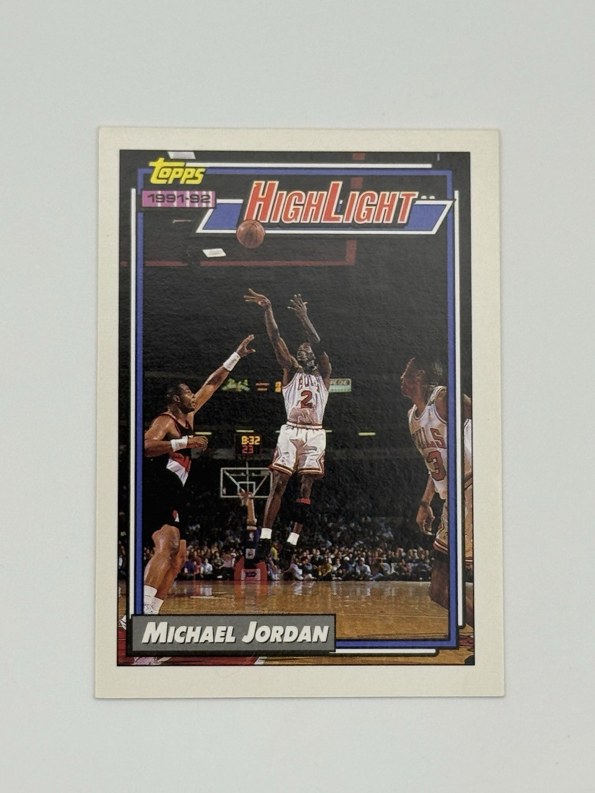 1992-93 Topps Highlights Michael Jordan #3 Chicago Bulls HOF