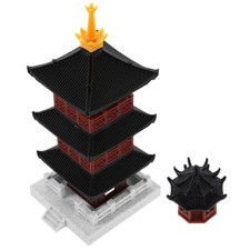 2 Pcs Aquarium Asian Decor Fairy Garden Figurines Landscape Ornament