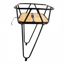 Minoura Gamoh KCL-2M King Front Bike Carrier with Steel & Maple Wood
