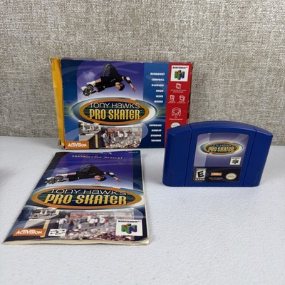 Tony Hawk's Pro Skater Nintendo 64 (N64) CIB Complete In Box (1999) TESTED