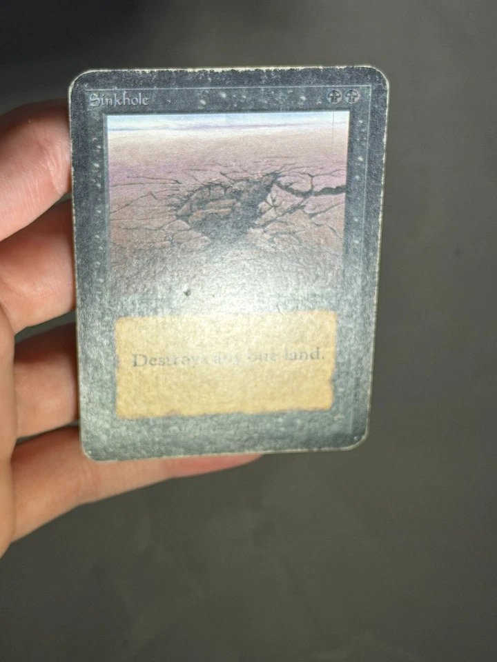 MTG Sinkhole Alpha Magic the Gathering - Image 2 of 4