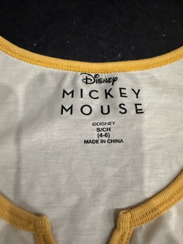 NEW DISNEY MICKEY MOUSE WESTERN LASSO BEIGE LIGHTWEIGHT TANK TOP SZ S - Picture 4 of 8