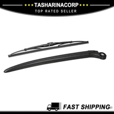 Rear Back Windshield Wiper Blade Arm Set Fit for Porsche Cayenne S Pre-GTS 02-10