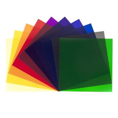 Color Correction Gel Color Filter Sheets for Softbox Flash and Studio Lighting