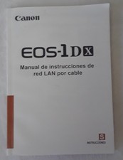 2012 Canon EOS-1D X Wired LAN Instruction Manual Guide Spanish