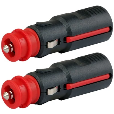 2x Hama KFZ Universal-Stecker Zigarettenanzünder-Stecker 16A 6V 12V 24V Auto LKW - Bild 1 von 4