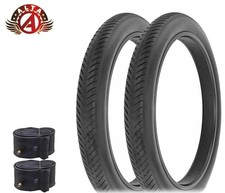 2 ALTA BICYCLE TIRE 26 X 3.00 BLACK FAT BEACH BUM SLICK RIDER CRUISER w/TUBES.