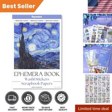 Vintage Journaling Supplies: 487 Scrapbooking Stickers  20 Art Ephemera Papers