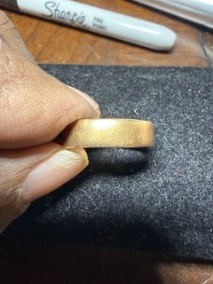 14kt Gold Ladies Wedding Band Size 6 Weighs 2.91g