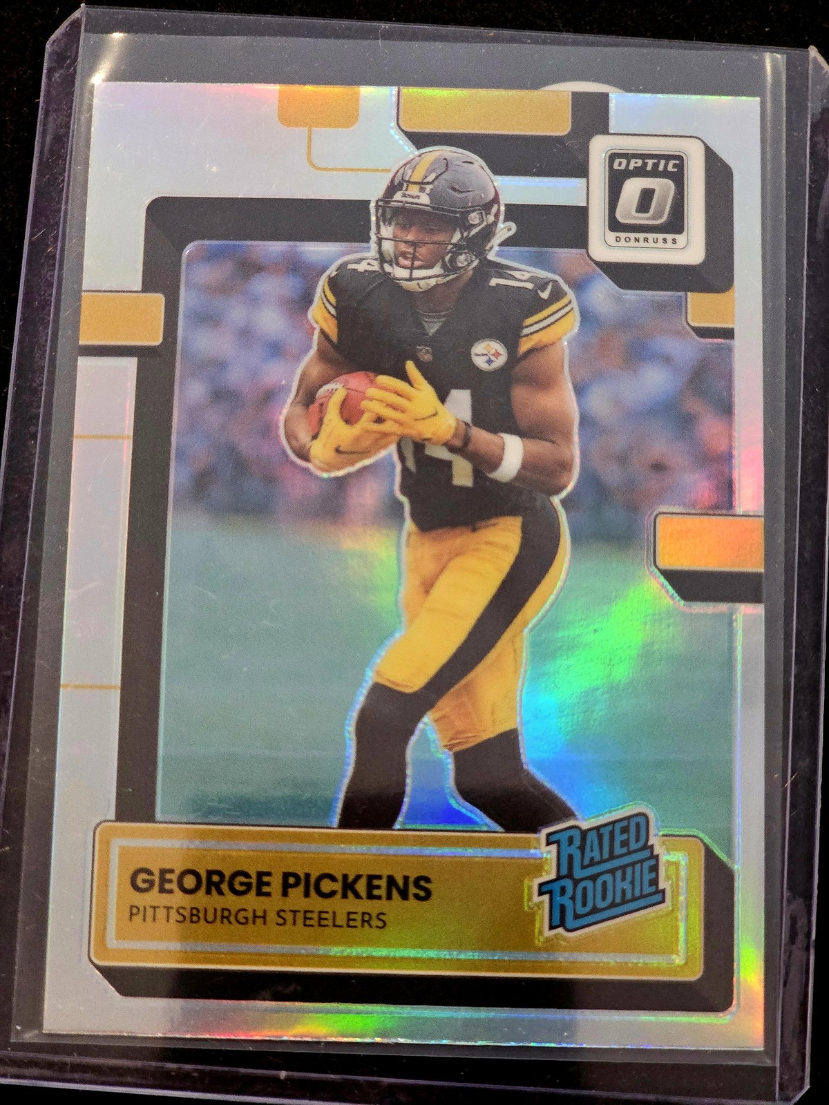2022 Panini Donruss Optic - Rated Rookie George Pickens #223 Holo Prizm (RC)