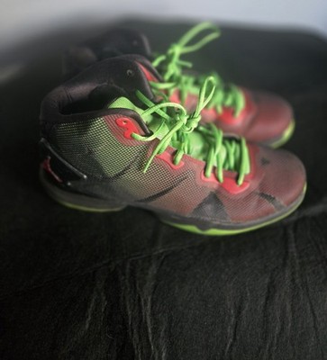 Jordan Super.Fly 4 Marvin The Martian 768929-006 Black Red Green Basketball Sne 