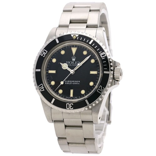 ROLEX Submariner All Tritium 1989 Vintage Watches 5513 Stainle...