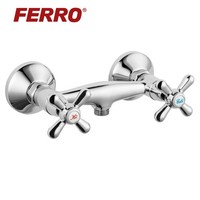 Ferro Duscharmatur Zweigriffmischer Brause Armatur Dusche Wasserhahn - XD7