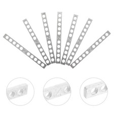  10pcs Metal Pickup Mounting Shim - 10 Hole Pickup Keeper Bars For 6-String