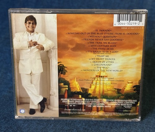 Road to El Dorado VHS & Original Soundtrack by Elton John on CD ~DreamWorks 2000 - Picture 8 of 10