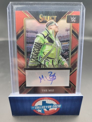 2023 WWE Select Auto Signature Panini Prizm Red Refractor 05/49 The Miz #
