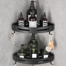 Corner Shower Caddy 2 Pack Adhesive Shelf Organizer Storage Wall Mounted