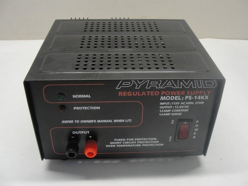 PYRAMID REGULATED POWER SUPPLY PS-14KX ~ WORKS