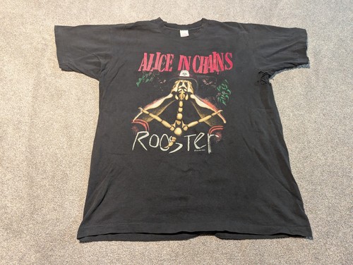 Vintage Alice In Chains Hemd Herren XL Hahn 90er Jesse Higman Band 1993
