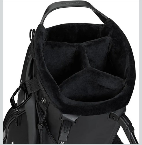 NUOVO! TaylorMade Golf QI35 Tour Stand Borsa Nera con Verde e Argento - Foto 3 di 4