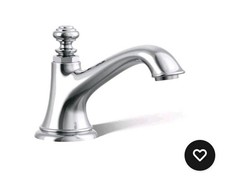 Kohler K-72759-CP Artifacts Bathroom Sink Spout Bell Design Less Handles Chrome