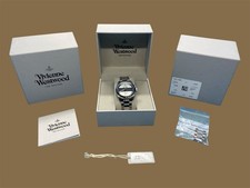 Vivienne Westwood Gents Blackwall Stainless Steel & White Watch, EX DISPLAY!!!