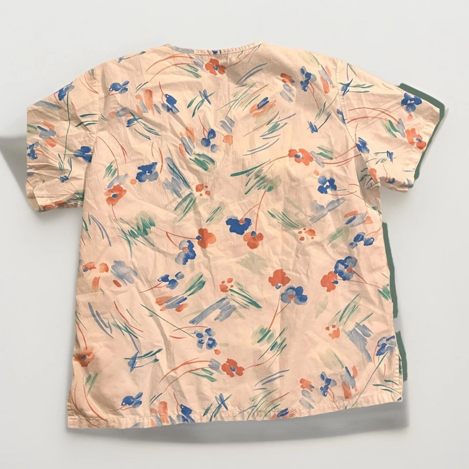 Blusa Médica Floral Fashion Seal Healthcare 7594 Talla Grande L Foto 2 de 4