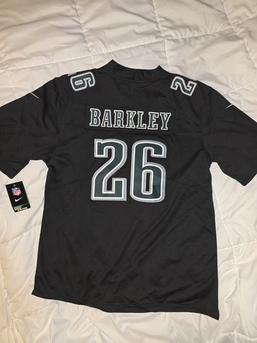 Nike Saquon Barkley Philadelphia Eagles Super Bowl LIX WITH Patch Jersey NEW XL - Bild 6 von 7