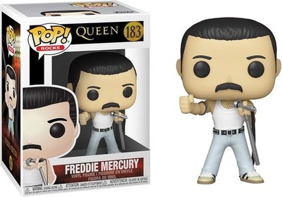 Funko Pop! Rocks: QUEEN Freddie Mercury Radio Gaga 1985, New, Vaulted