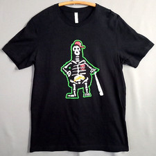 Phillies Phantic X-ray T-shirt Adult L Black w/Graphic 38-40 Chest 28 Long