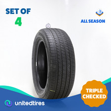 Set Of 4 Used 25555r19 Bridgestone Alenza Sport As 107h - 6.5-8.532