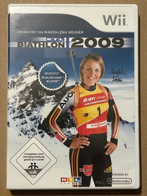 Biathlon 2009 RTL Magdalena Neuner getestet Nintendo Wii
