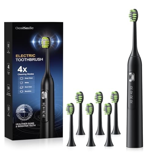 Elektrische Zahnbürste für Erwachsene, 42000 VPM Deep Clean Schallzahnbürste mit 6... - Bild 1 von 12