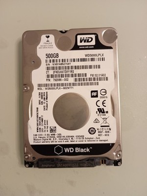 Western Digital  500GB, SATA III, 2,5 Zoll Interne Festplatte (WDC500)