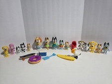 Lot of 22 Bluey  Friends Family Figures Accessories Mixed Play Set Moose Toys