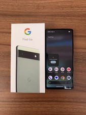 Google Pixel 6A 128GB SAGE Unlocked Smartphone Original Box - Battery Warning