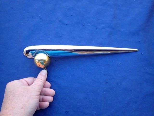 Lincoln Continental 1946-48 capó adorno, ¡nuevo en stock! Foto 2 de 4