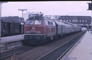 Diaduplikat DB 218 125 Westerland 26.7.1988