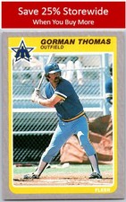 Gorman Thomas 1985 Fleer #503 Seattle Mariners