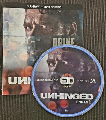 Unhinged (Blu-ray, 2020) DISC + ARTWORK ONLY
