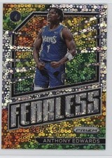 2022-23 Panini Prizm Fearless Fast Break Prizm Anthony Edwards #10 0rd2