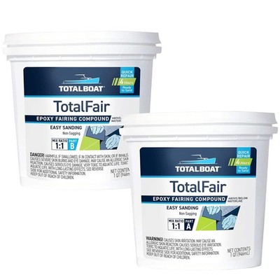 TotalBoat TotalFair Marine Epoxy Fairing Compound for Fiberglass, Wood, Aluminum