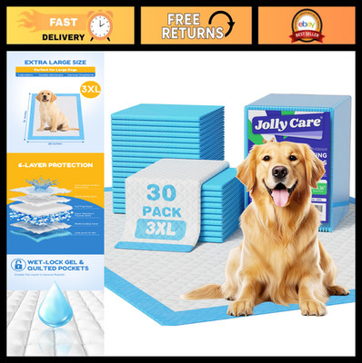 36'' x 36'' XXXL Dog Training Pads - 30 Count, Super Absorbent, Leak-Proof, Quick