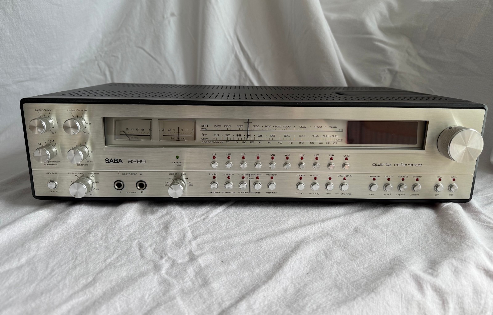 SABA 9260 HiFi Professional Receiver digital Quartz Reference