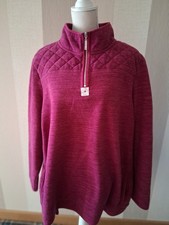 Ladies Maine New England Half Zip Fleece Size 24