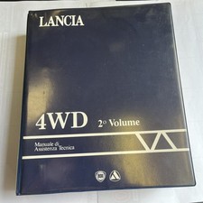 Manuale Di  Assistenza Tecnica Autobianchi Y10 4WD gamma ‘89 E ‘92 2° Volume