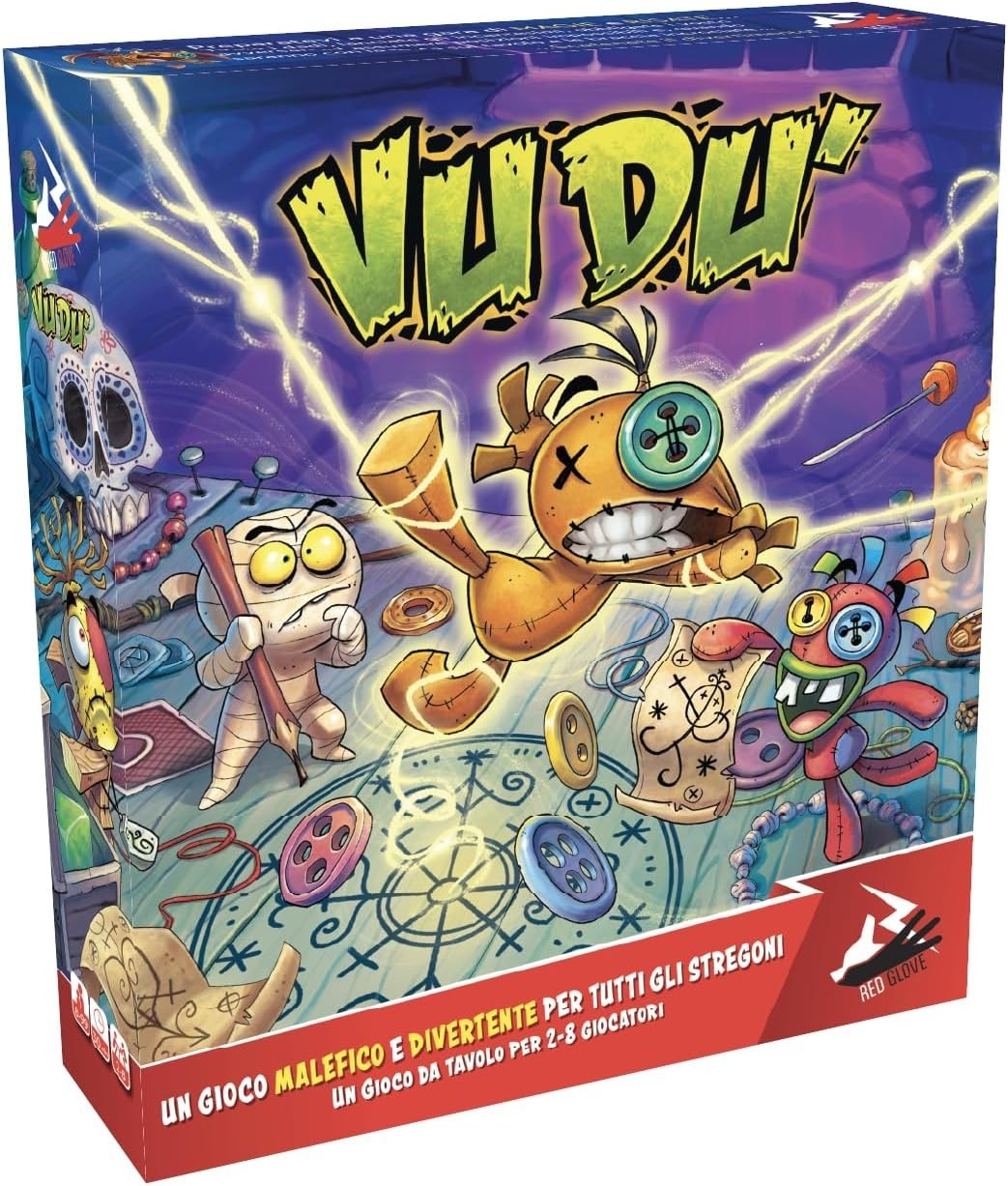 VuDu Red Glove Edizione In Italiano Gioco da Tavolo Carte Società Scatola