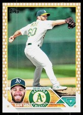 2023 Topps Gold Star Sam Moll #8 Oakland Athletics